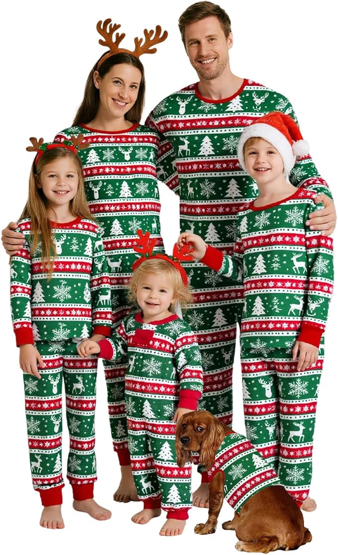 Matching Pet & Family Christmas Pajamas